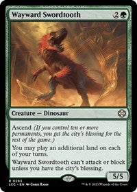 Wayward Swordtooth (263) [Commander: The Lost Caverns of Ixalan]
