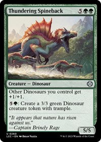 Thundering Spineback (260) [Commander: The Lost Caverns of Ixalan]