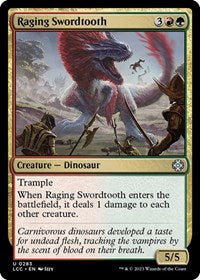 Raging Swordtooth (283) [Commander: The Lost Caverns of Ixalan]