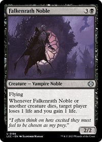 Falkenrath Noble (196) [Commander: The Lost Caverns of Ixalan]
