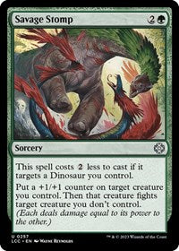 Savage Stomp (257) [Commander: The Lost Caverns of Ixalan]
