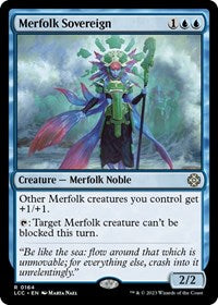 Merfolk Sovereign (164) [Commander: The Lost Caverns of Ixalan]