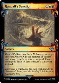 Gandalf's Sanction (Showcase Scrolls) (659) [Universes Beyond: The Lord of the Rings: Tales of Middle-earth]