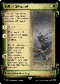 Fall of Gil-galad (Showcase Scrolls) (616) [Universes Beyond: The Lord of the Rings: Tales of Middle-earth]