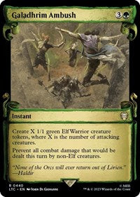 Galadhrim Ambush (Showcase Scrolls) (440) [Commander: The Lord of the Rings: Tales of Middle-earth]