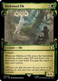 Mirkwood Elk (Showcase Scrolls) (443) [Commander: The Lord of the Rings: Tales of Middle-earth]