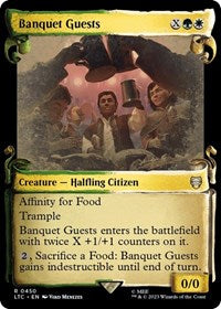 Banquet Guests (Showcase Scrolls) (450) [Commander: The Lord of the Rings: Tales of Middle-earth]