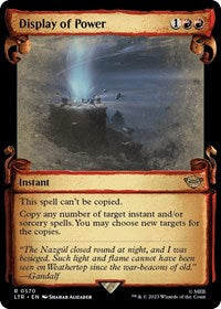 Display of Power (Showcase Scrolls) (570) [Universes Beyond: The Lord of the Rings: Tales of Middle-earth]