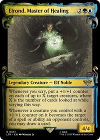 Elrond, Master of Healing (Showcase Scrolls) (651) [Universes Beyond: The Lord of the Rings: Tales of Middle-earth]