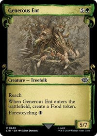 Generous Ent (Showcase Scrolls) (620) [Universes Beyond: The Lord of the Rings: Tales of Middle-earth]