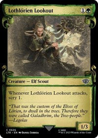 Lothlorien Lookout (Showcase Scrolls) (626) [Universes Beyond: The Lord of the Rings: Tales of Middle-earth]