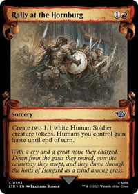 Rally at the Hornburg (Showcase Scrolls) (593) [Universes Beyond: The Lord of the Rings: Tales of Middle-earth]