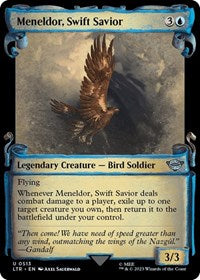 Meneldor, Swift Savior (Showcase Scrolls) (513) [Universes Beyond: The Lord of the Rings: Tales of Middle-earth]