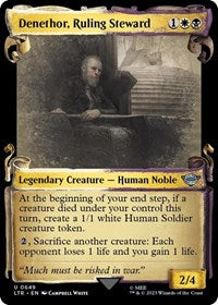 Denethor, Ruling Steward (Showcase Scrolls) (649) [Universes Beyond: The Lord of the Rings: Tales of Middle-earth]