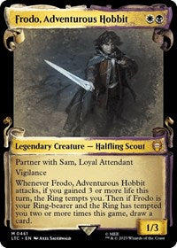 Frodo, Adventurous Hobbit (Showcase Scrolls) (461) [Commander: The Lord of the Rings: Tales of Middle-earth]