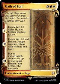 Oath of Eorl (Showcase Scrolls) (471) [Commander: The Lord of the Rings: Tales of Middle-earth]