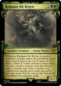 Radagast the Brown (Showcase Scrolls) (635) [Universes Beyond: The Lord of the Rings: Tales of Middle-earth]