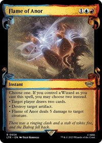 Flame of Anor (Showcase Scrolls) (654) [Universes Beyond: The Lord of the Rings: Tales of Middle-earth]