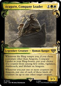 Aragorn, Company Leader (Showcase Scrolls) (642) [Universes Beyond: The Lord of the Rings: Tales of Middle-earth]