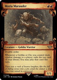 Moria Marauder (Showcase Scrolls) (589) [Universes Beyond: The Lord of the Rings: Tales of Middle-earth]