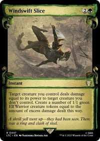 Windswift Slice (Showcase Scrolls) (447) [Commander: The Lord of the Rings: Tales of Middle-earth]