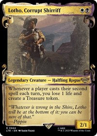 Lotho, Corrupt Shirriff (Showcase Scrolls) (664) [Universes Beyond: The Lord of the Rings: Tales of Middle-earth]