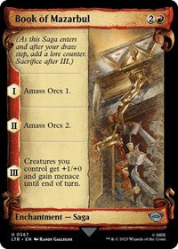 Book of Mazarbul (Showcase Scrolls) (567) [Universes Beyond: The Lord of the Rings: Tales of Middle-earth]
