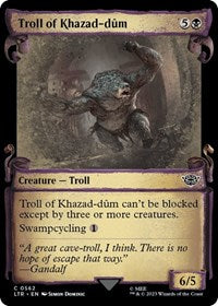 Troll of Khazad-dum (Showcase Scrolls) (562) [Universes Beyond: The Lord of the Rings: Tales of Middle-earth]