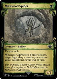 Mirkwood Spider (Showcase Scrolls) (629) [Universes Beyond: The Lord of the Rings: Tales of Middle-earth]