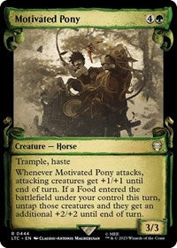 Motivated Pony (Showcase Scrolls) (444) [Commander: The Lord of the Rings: Tales of Middle-earth]