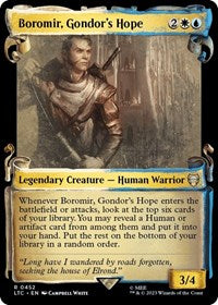 Boromir, Gondor's Hope (Showcase Scrolls) (452) [Commander: The Lord of the Rings: Tales of Middle-earth]