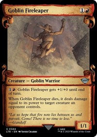 Goblin Fireleaper (Showcase Scrolls) (584) [Universes Beyond: The Lord of the Rings: Tales of Middle-earth]