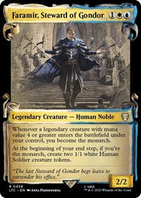 Faramir, Steward of Gondor (Showcase Scrolls) (458) [Commander: The Lord of the Rings: Tales of Middle-earth]
