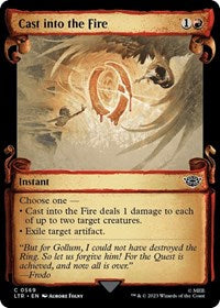 Cast into the Fire (Showcase Scrolls) (569) [Universes Beyond: The Lord of the Rings: Tales of Middle-earth]