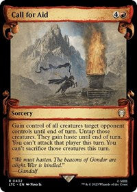 Call for Aid (Showcase Scrolls) (432) [Commander: The Lord of the Rings: Tales of Middle-earth]