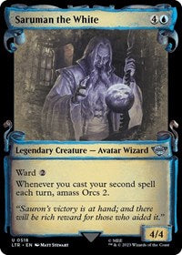 Saruman the White (Showcase Scrolls) (518) [Universes Beyond: The Lord of the Rings: Tales of Middle-earth]
