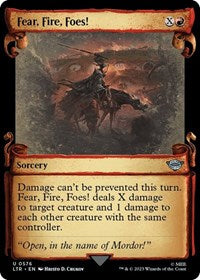 Fear, Fire, Foes! (Showcase Scrolls) (576) [Universes Beyond: The Lord of the Rings: Tales of Middle-earth]
