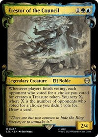 Erestor of the Council (Showcase Scrolls) (457) [Commander: The Lord of the Rings: Tales of Middle-earth]