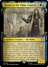 Elrond of the White Council (Showcase Scrolls) (454) [Commander: The Lord of the Rings: Tales of Middle-earth]