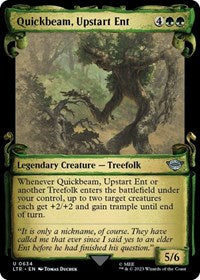 Quickbeam, Upstart Ent (Showcase Scrolls) (634) [Universes Beyond: The Lord of the Rings: Tales of Middle-earth]
