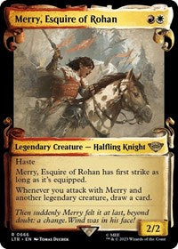 Merry, Esquire of Rohan (Showcase Scrolls) (666) [Universes Beyond: The Lord of the Rings: Tales of Middle-earth]