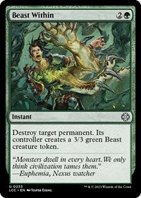 Beast Within (233) [Commander: The Lost Caverns of Ixalan]