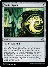 Simic Signet (312) [Commander: The Lost Caverns of Ixalan]