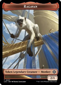 Ragavan // Treasure Double-Sided Token (7 // 18) [Commander: The Lost Caverns of Ixalan]