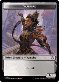 Vampire (0014) // Vampire Demon Double-Sided Token (14 // 15) [Commander: The Lost Caverns of Ixalan]