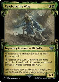 Celeborn the Wise (Showcase Scrolls) (607) [Universes Beyond: The Lord of the Rings: Tales of Middle-earth]