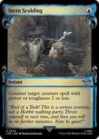 Stern Scolding (Showcase Scrolls) (522) [Universes Beyond: The Lord of the Rings: Tales of Middle-earth]