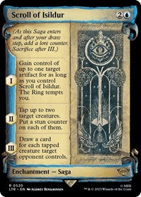 Scroll of Isildur (Showcase Scrolls) (520) [Universes Beyond: The Lord of the Rings: Tales of Middle-earth]