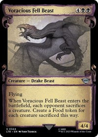 Voracious Fell Beast (Showcase Scrolls) (564) [Universes Beyond: The Lord of the Rings: Tales of Middle-earth]
