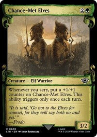 Chance-Met Elves (Showcase Scrolls) (608) [Universes Beyond: The Lord of the Rings: Tales of Middle-earth]